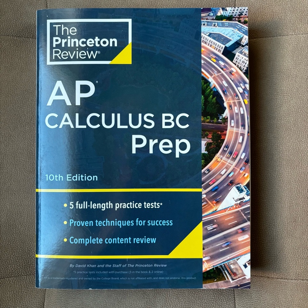 The Princeton Review AP Calculus BC Prep Book 10th edition